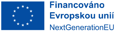 Logo Financováno Evropskou unií NextGeneration EU
